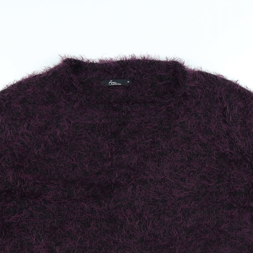Womens UK Size M Bonmarché Purple Pullover Jumper