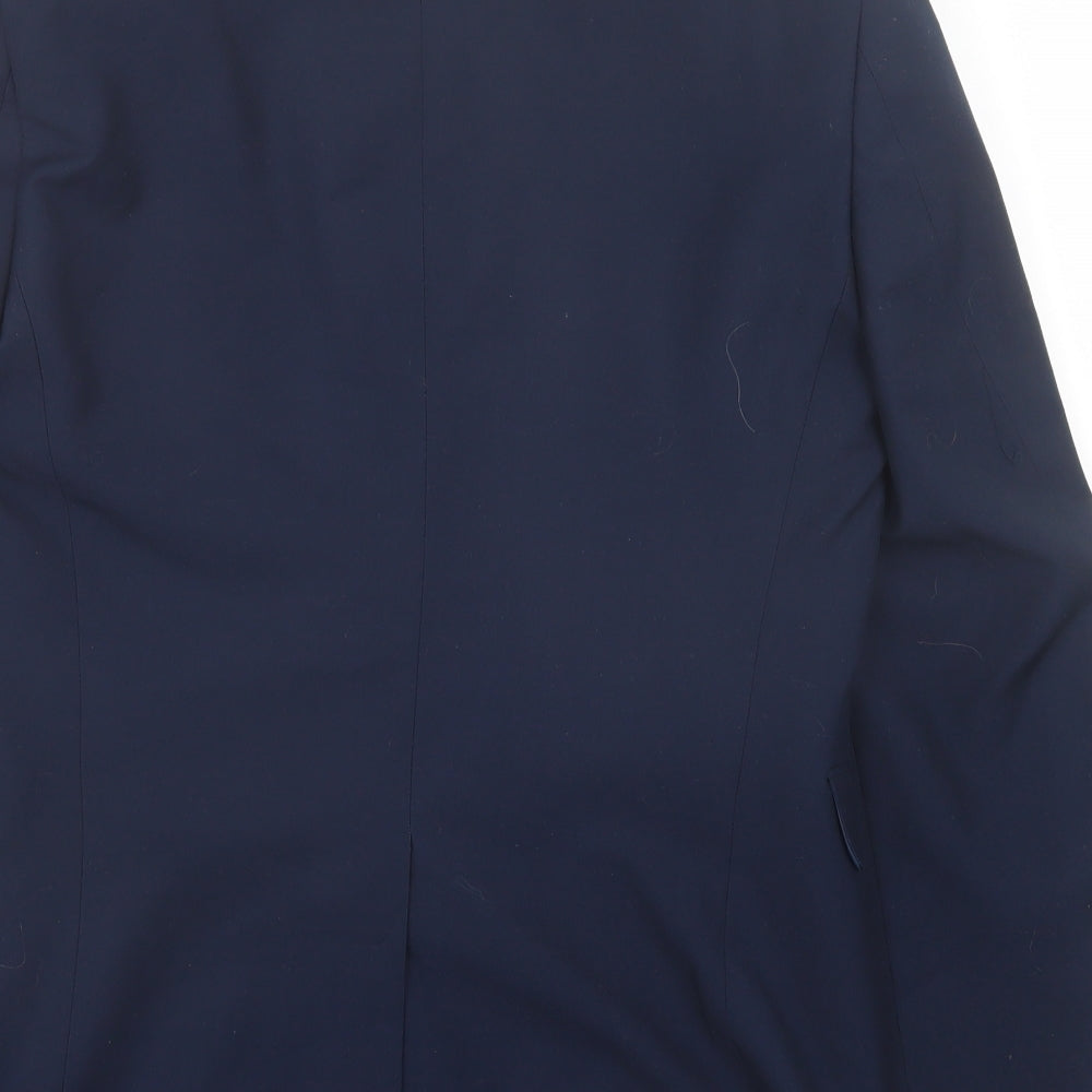 Mens UK Size 36 Burton Regular Blue Suit
