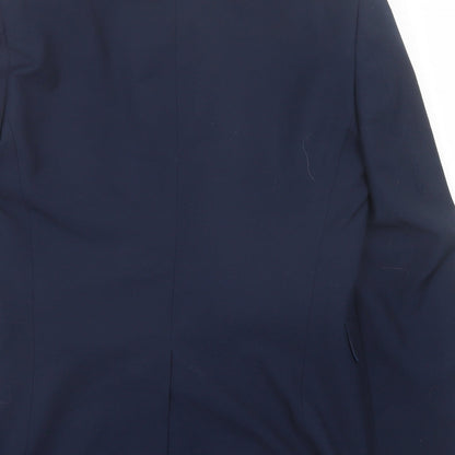 Mens UK Size 36 Burton Regular Blue Suit
