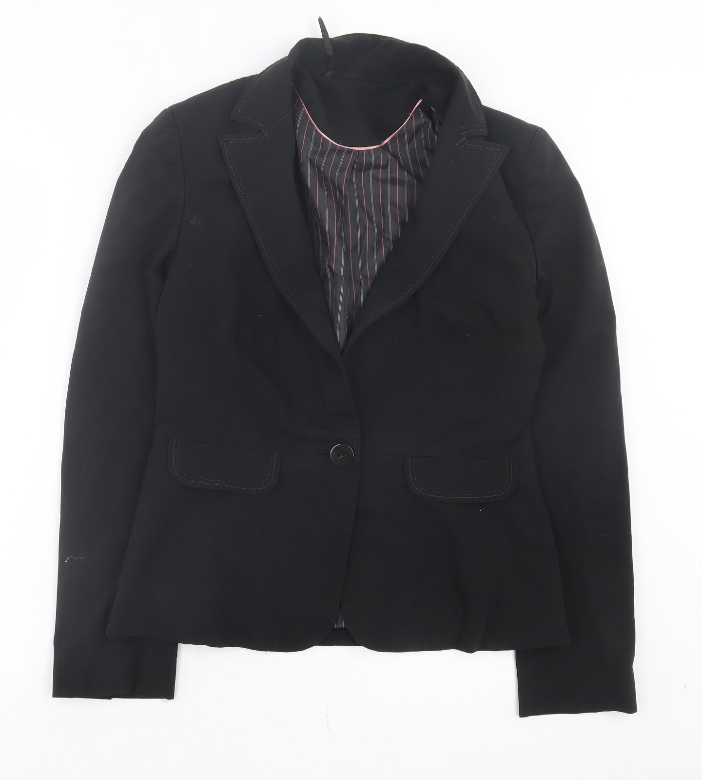 Womens UK Size 10 Dorothy Perkins Black Jacket