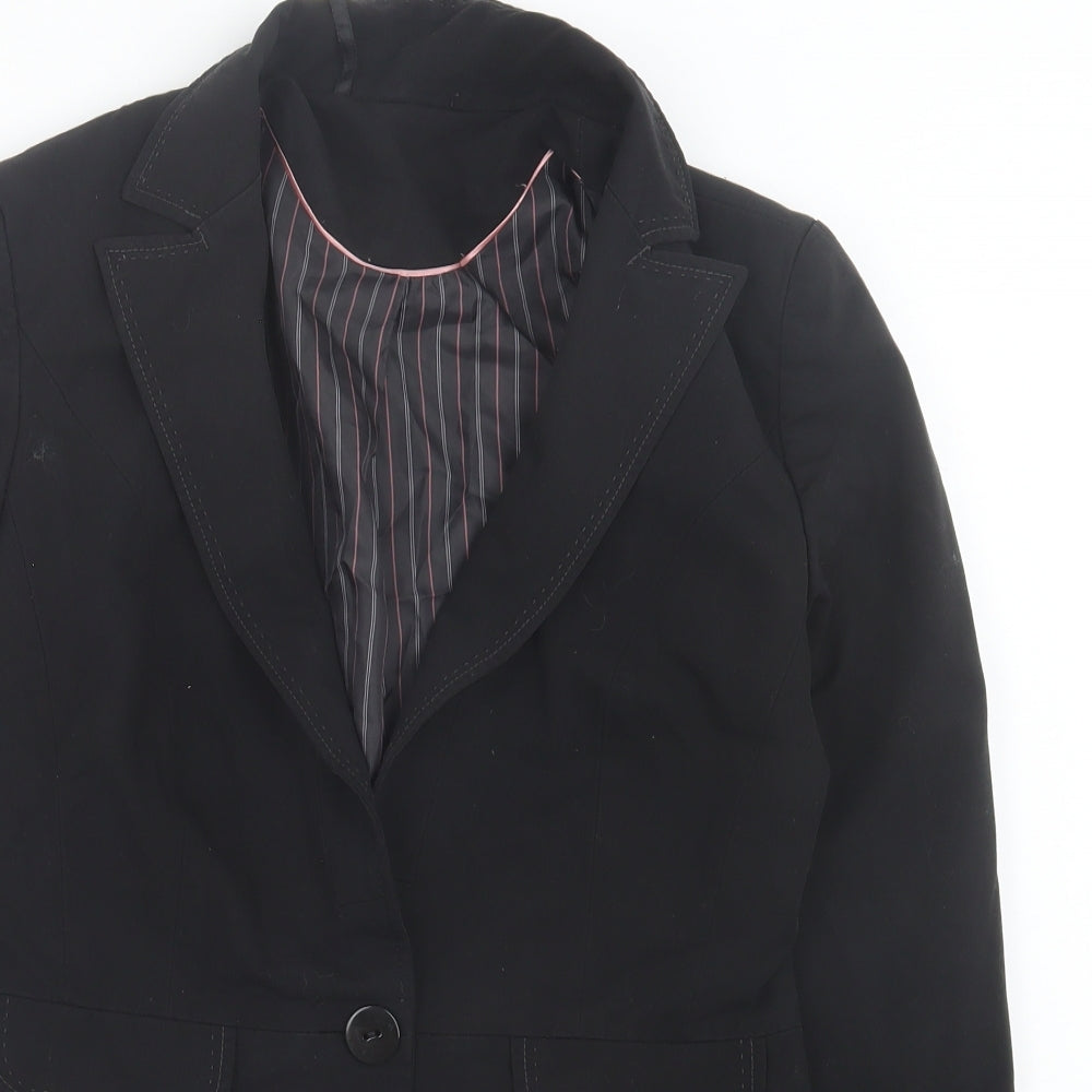 Womens UK Size 10 Dorothy Perkins Black Jacket