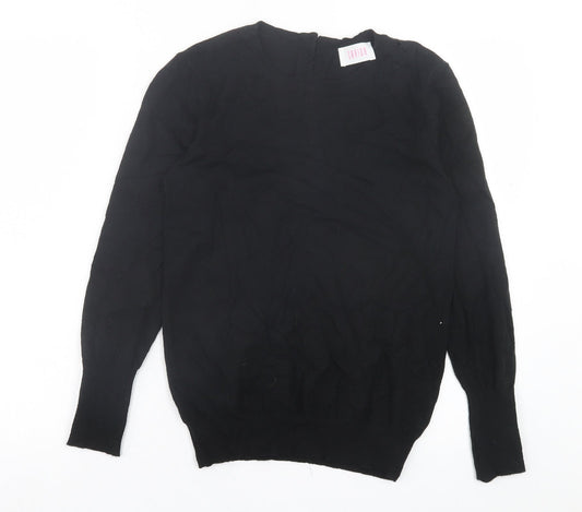 Womens UK Size S Savida Black Pullover Jumper
