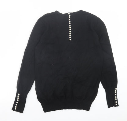 Womens UK Size S Savida Black Pullover Jumper