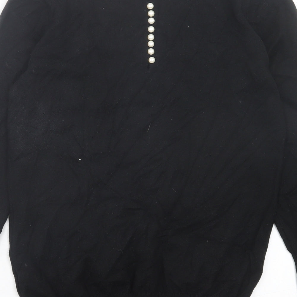 Womens UK Size S Savida Black Pullover Jumper