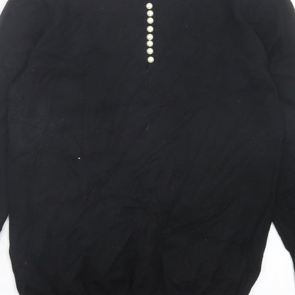 Womens UK Size S Savida Black Pullover Jumper