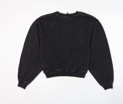 Womens UK Size XS Divided by H&M Grey Pullover Sweatshirt