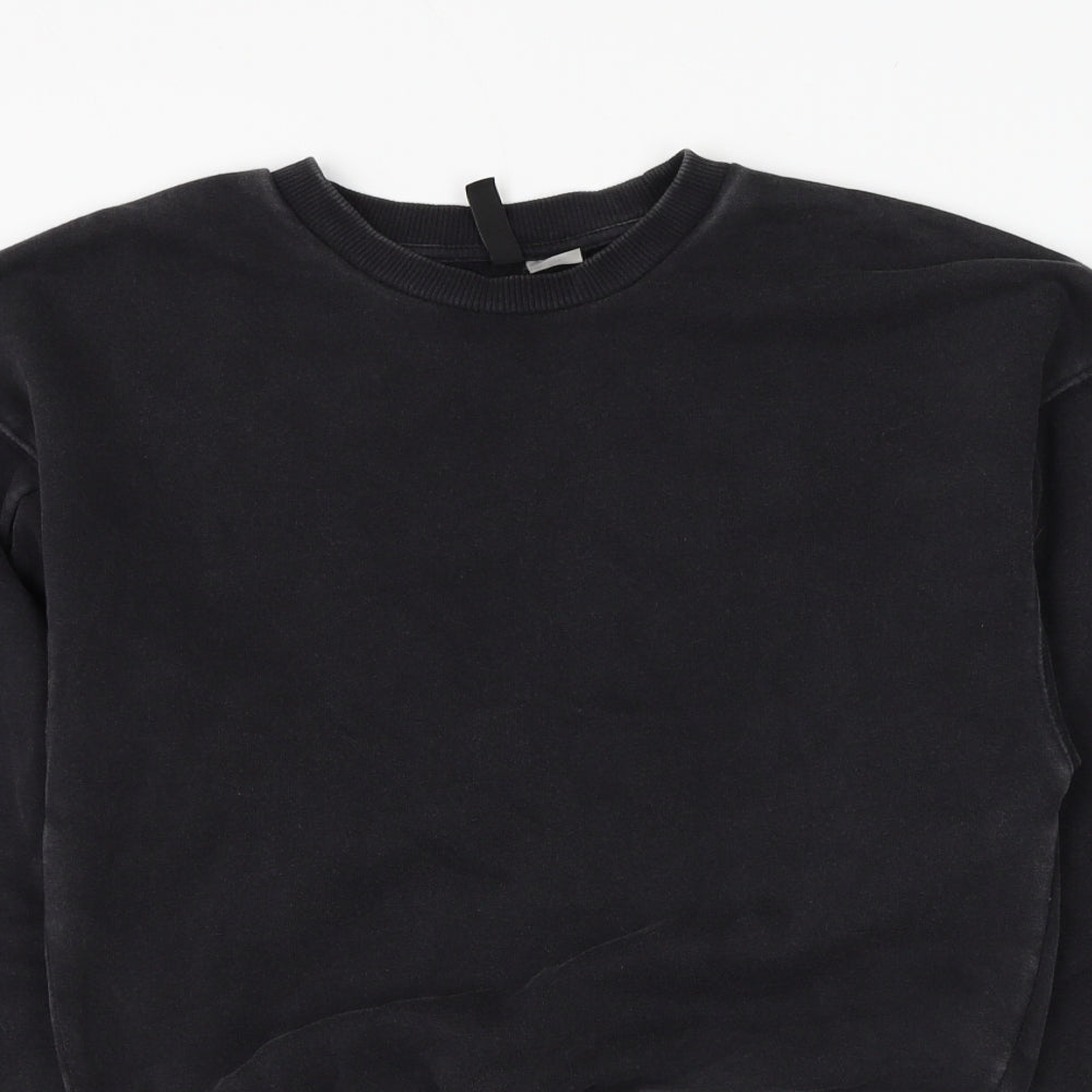 Womens UK Size XS Divided by H&M Grey Pullover Sweatshirt