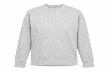 Pieces Womens Grey Cotton Pullover Sweatshirt Size XS Pullover