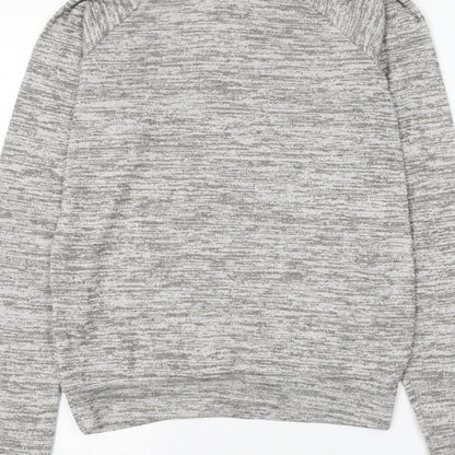 Primark Womens Grey Polyester Pullover Sweatshirt Size 4 Pullover
