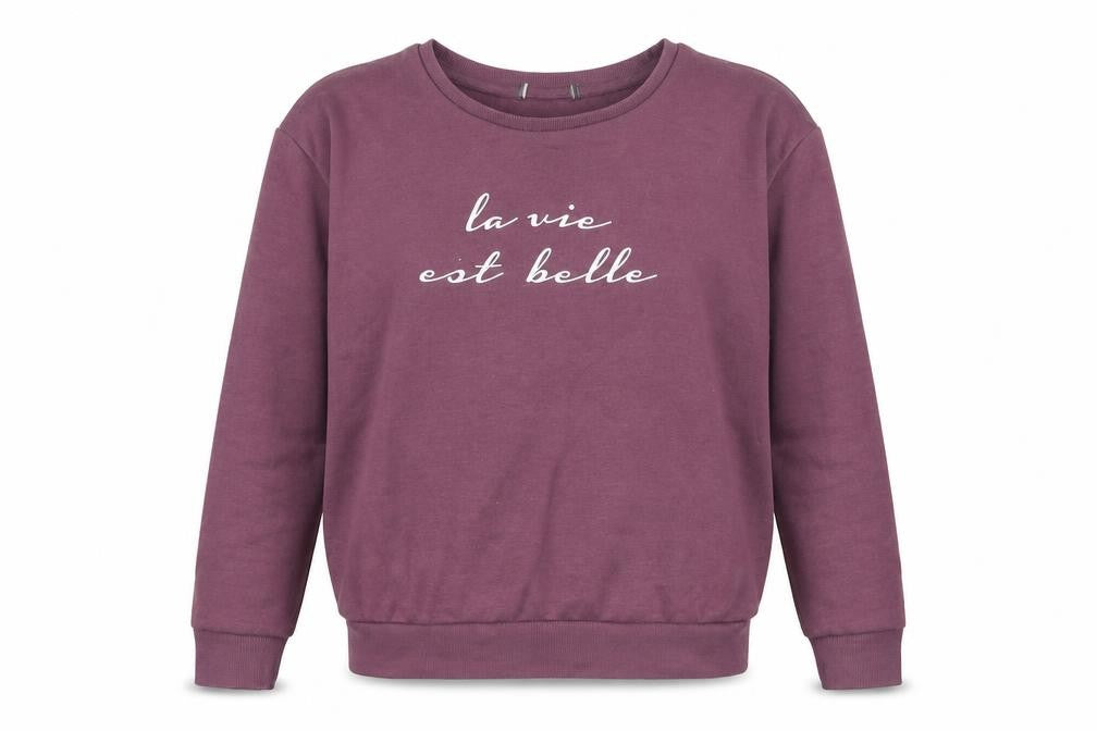 Primark Womens Purple Polyester Pullover Sweatshirt Size 8 Pullover - La Vie Est Belle