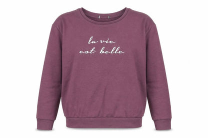 Primark Womens Purple Polyester Pullover Sweatshirt Size 8 Pullover - La Vie Est Belle