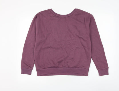 Primark Womens Purple Polyester Pullover Sweatshirt Size 8 Pullover - La Vie Est Belle