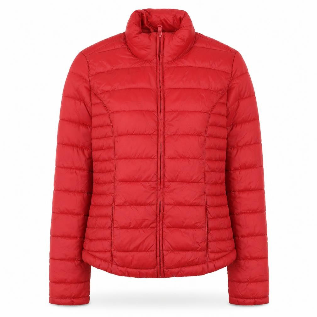 Womens UK Size 6 Primark Red Puffer Jacket