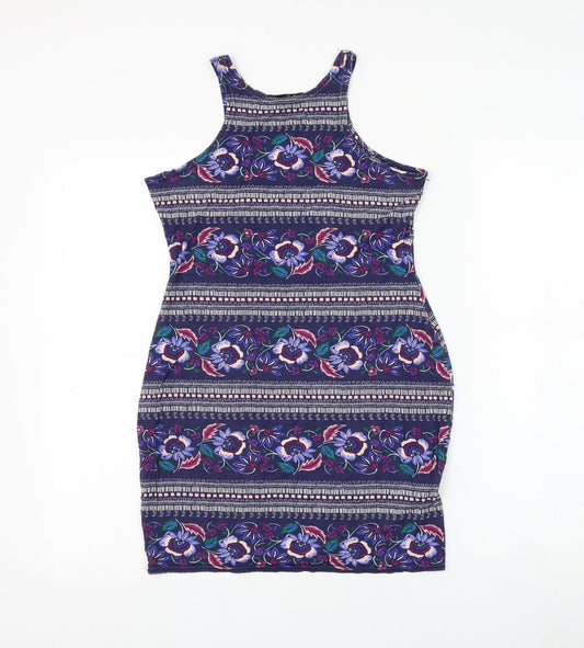 Womens UK Size 12 Atmosphere Blue Basic Tank