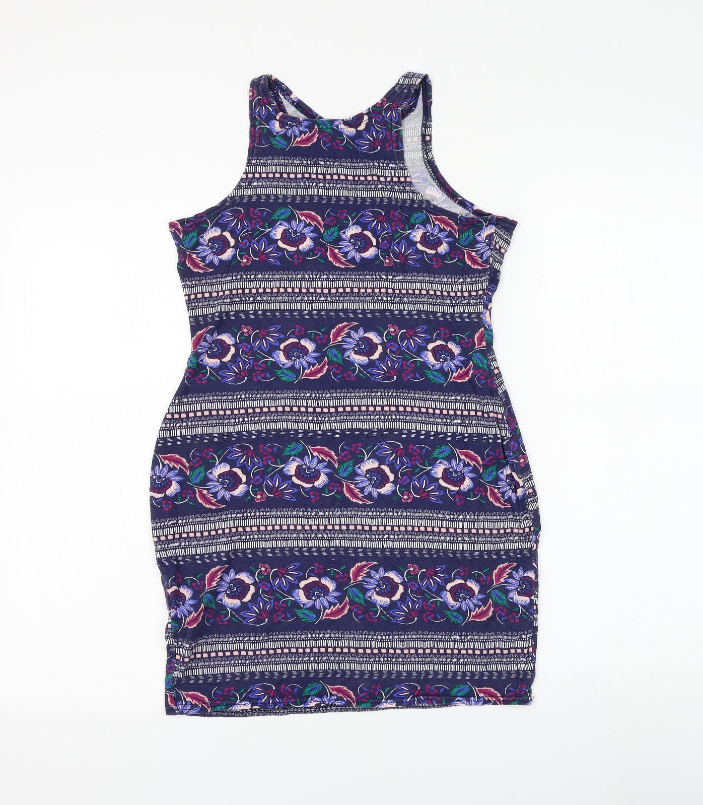 Womens UK Size 12 Atmosphere Blue Basic Tank