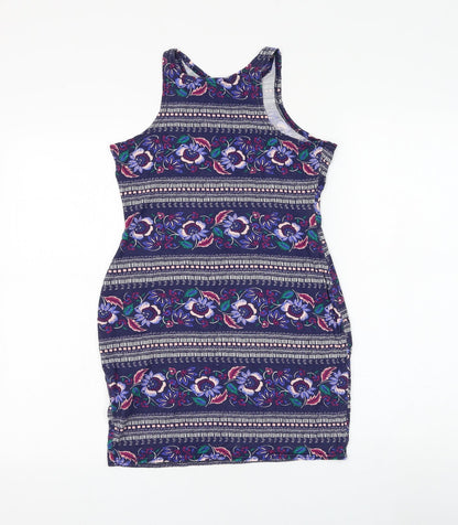 Womens UK Size 12 Atmosphere Blue Basic Tank
