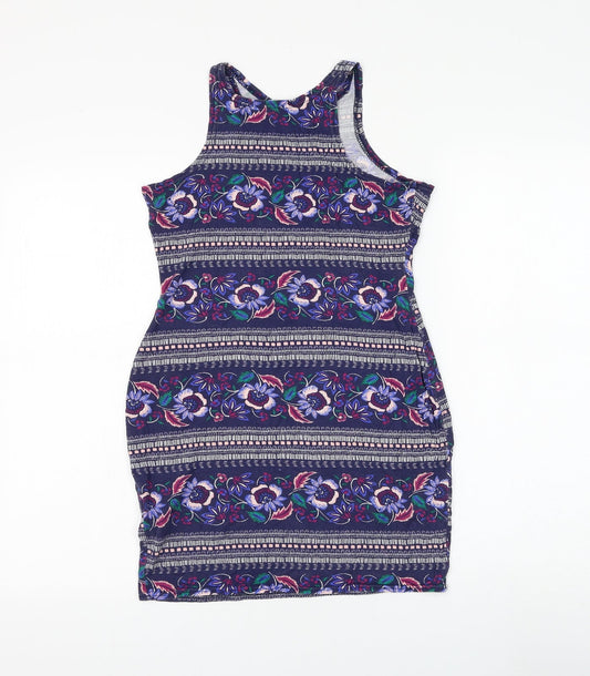 Womens UK Size 12 Atmosphere Blue Basic Tank