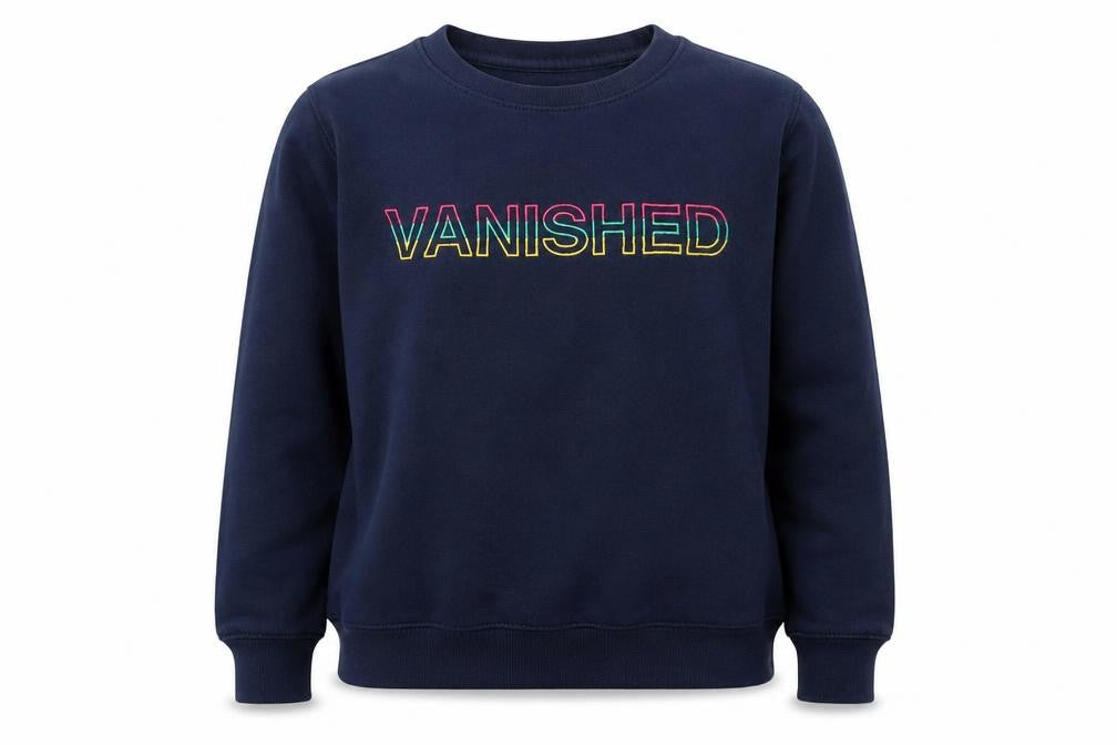 Womens UK Size S Pull&Bear Blue Pullover Sweatshirt