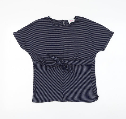 Womens UK Size M Savida Blue Basic T-Shirt