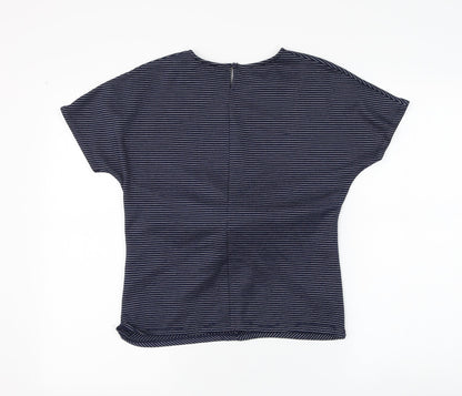 Womens UK Size M Savida Blue Basic T-Shirt