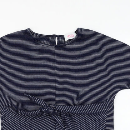 Womens UK Size M Savida Blue Basic T-Shirt