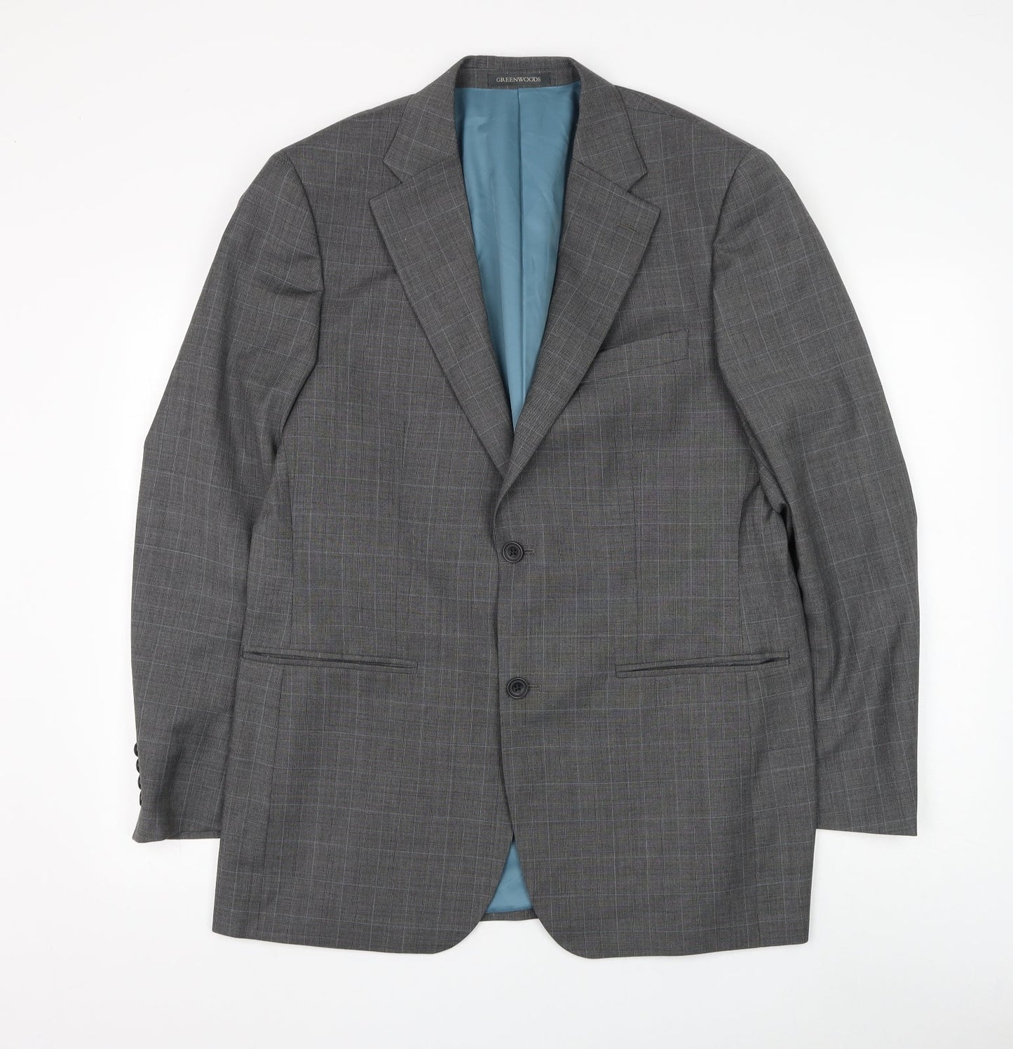 Mens UK Size 40 Greenwoods Regular Grey Suit Jacket