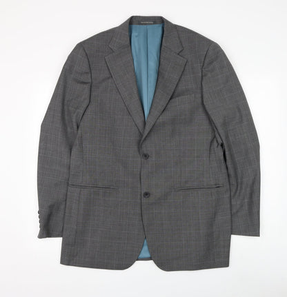 Mens UK Size 40 Greenwoods Regular Grey Suit Jacket