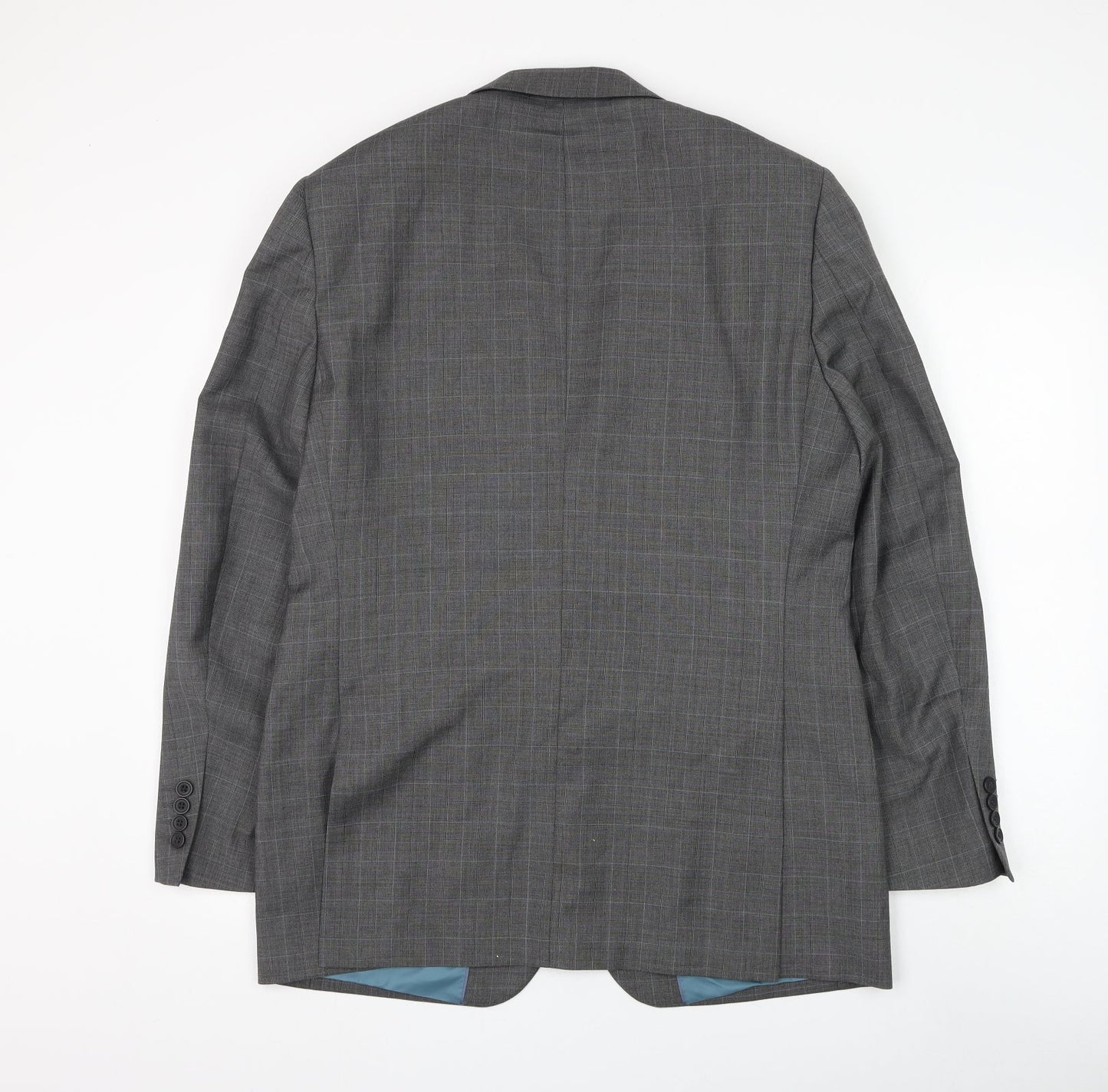 Mens UK Size 40 Greenwoods Regular Grey Suit Jacket