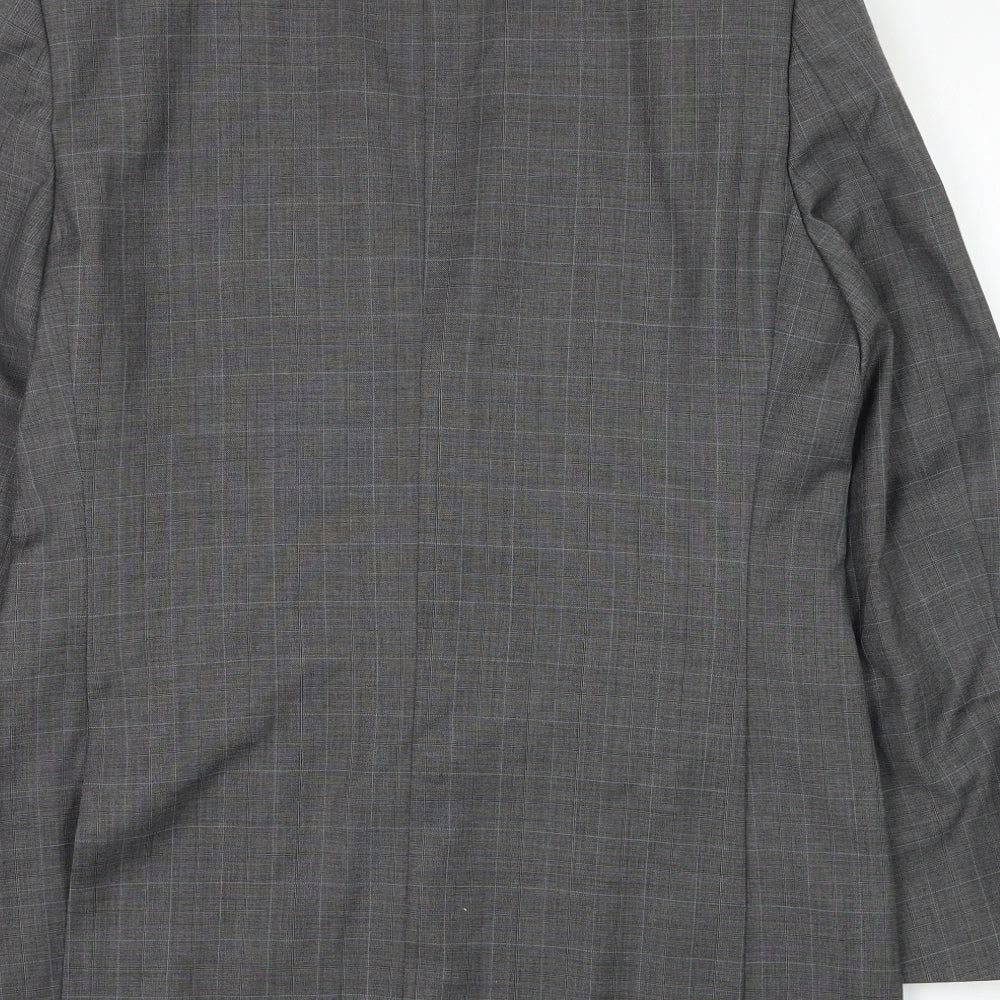 Mens UK Size 40 Greenwoods Regular Grey Suit Jacket