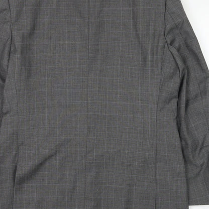 Mens UK Size 40 Greenwoods Regular Grey Suit Jacket