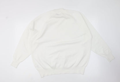 Womens UK Size 20 Berkertex White Pullover Jumper