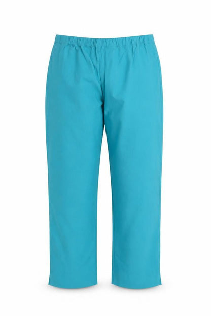 Blue Illusion Womens Blue Viscose Trousers Size L L24 in Regular