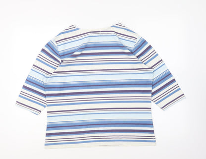 Womens UK Size S Bonmarché Blue Pullover Jumper