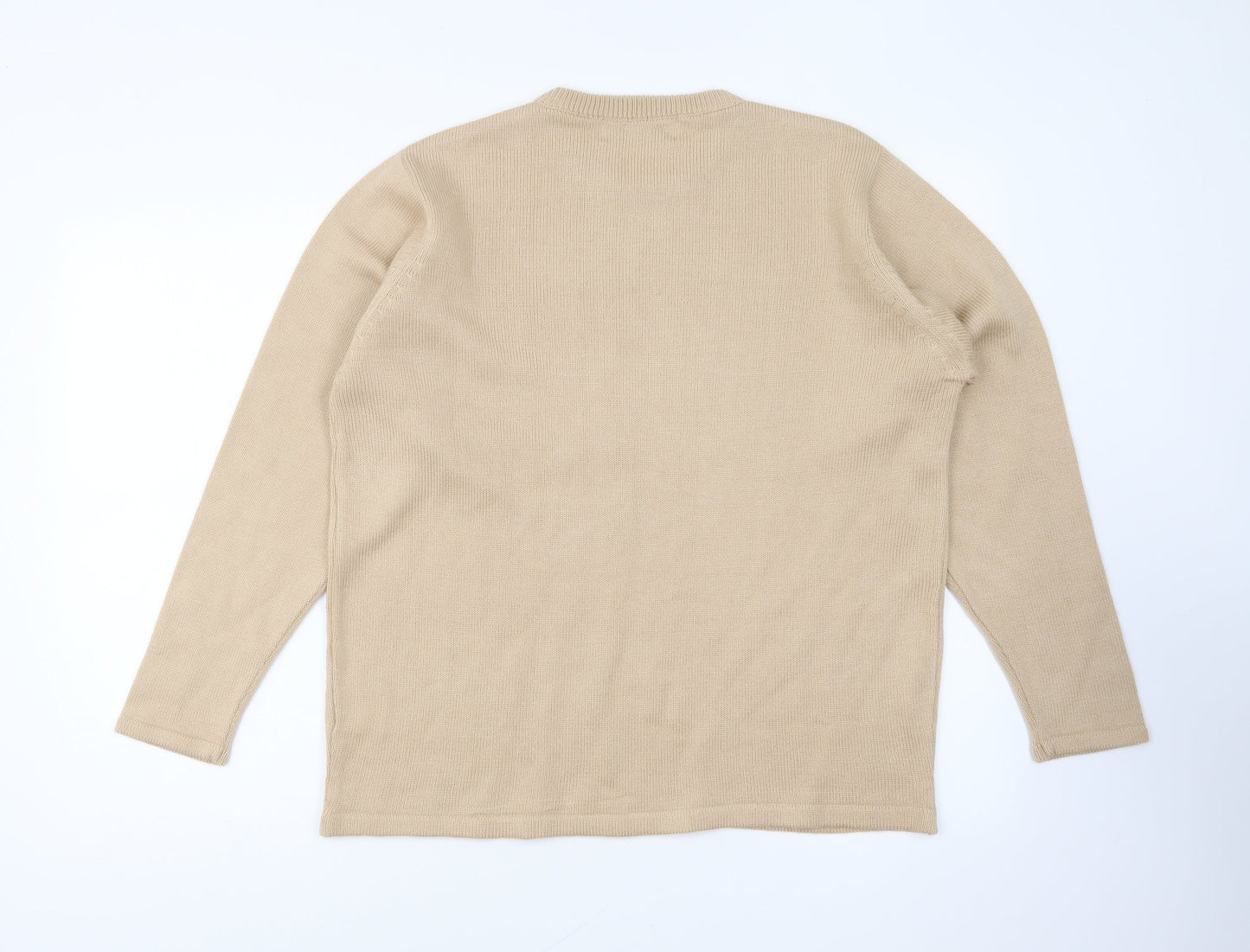 Womens UK Size L Jan Eva Brown Pullover Jumper