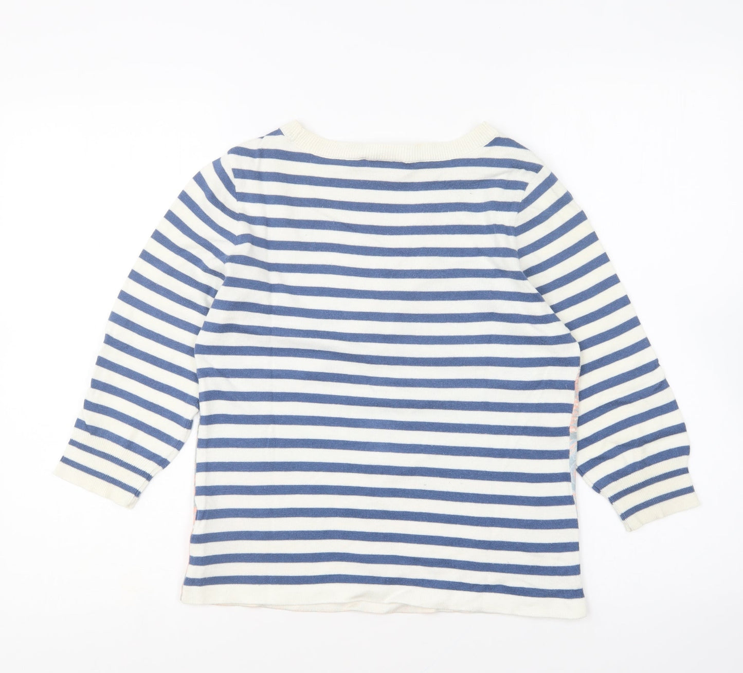 Womens UK Size 10 Oui Multicoloured Pullover Jumper