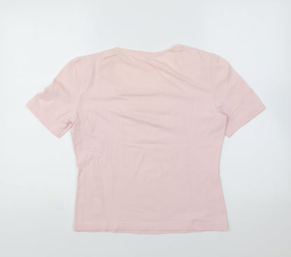 Womens UK Size 12 Gerry Weber Pink Basic T-Shirt