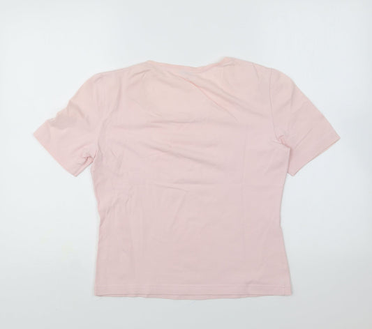 Womens UK Size 12 Gerry Weber Pink Basic T-Shirt
