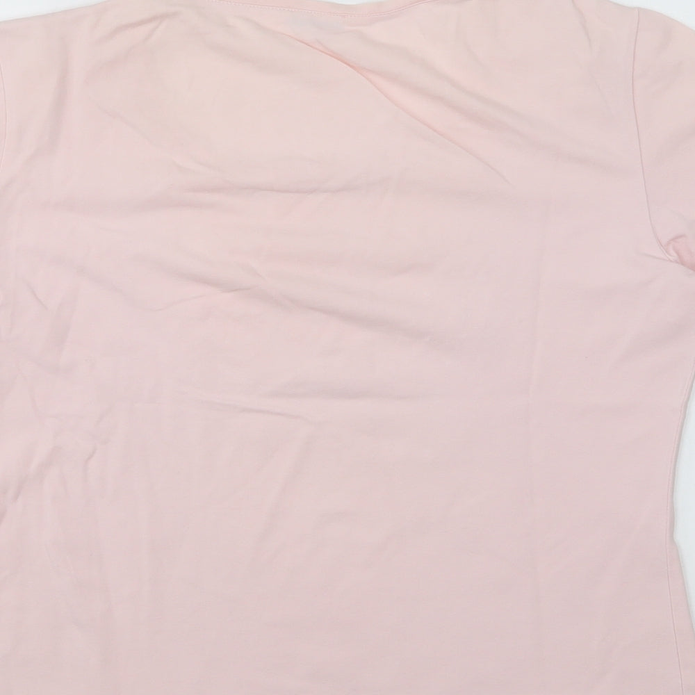 Womens UK Size 12 Gerry Weber Pink Basic T-Shirt