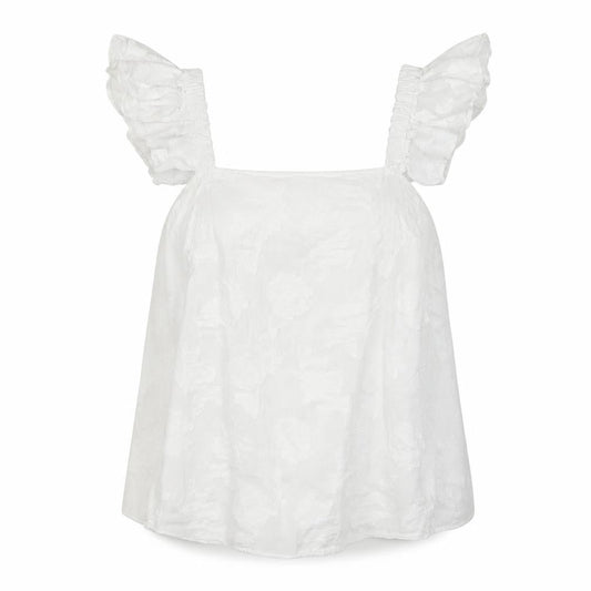 Womens UK Size 12 Gallery White Basic Blouse