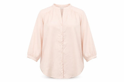 Gerard Womens Pink Polyester Basic Button-Up Size 18 V-Neck