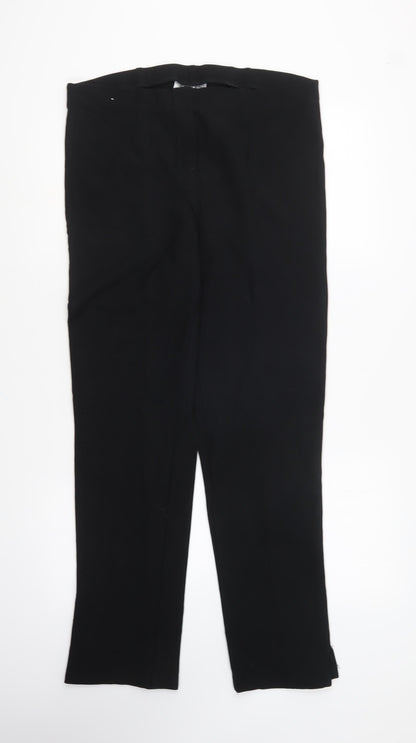 Womens UK Size 34 in Gerard Regular Fit  Black Trousers
