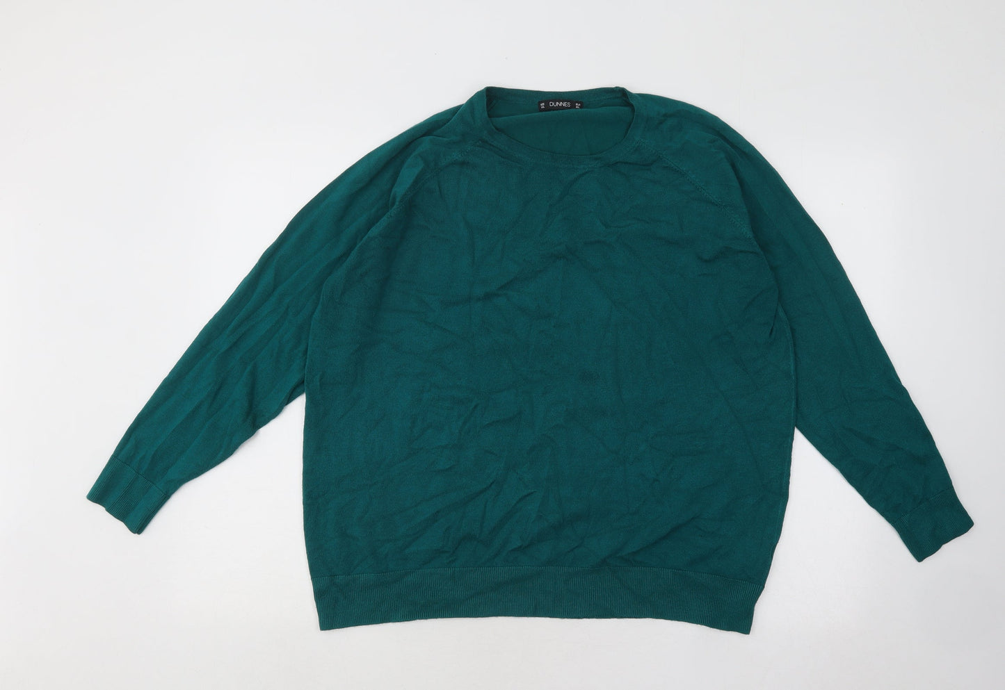 Womens UK Size 2XL Dunnes Stores Green Pullover Jumper