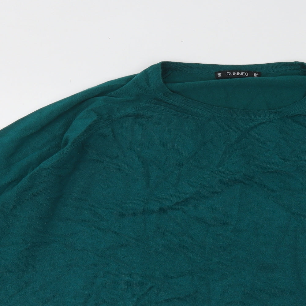 Womens UK Size 2XL Dunnes Stores Green Pullover Jumper