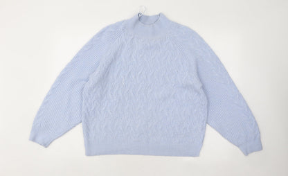Womens UK Size M Dunnes Stores Blue Pullover Jumper