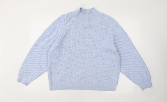 Womens UK Size M Dunnes Stores Blue Pullover Jumper