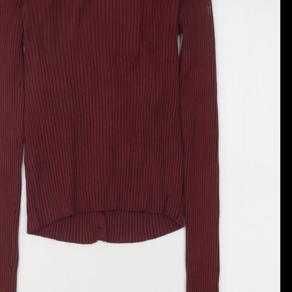Womens UK Size M H&M Purple Cardigan Jumper