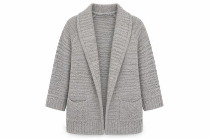 Womens UK Size 12 Cherokee Grey Cardigan Jumper