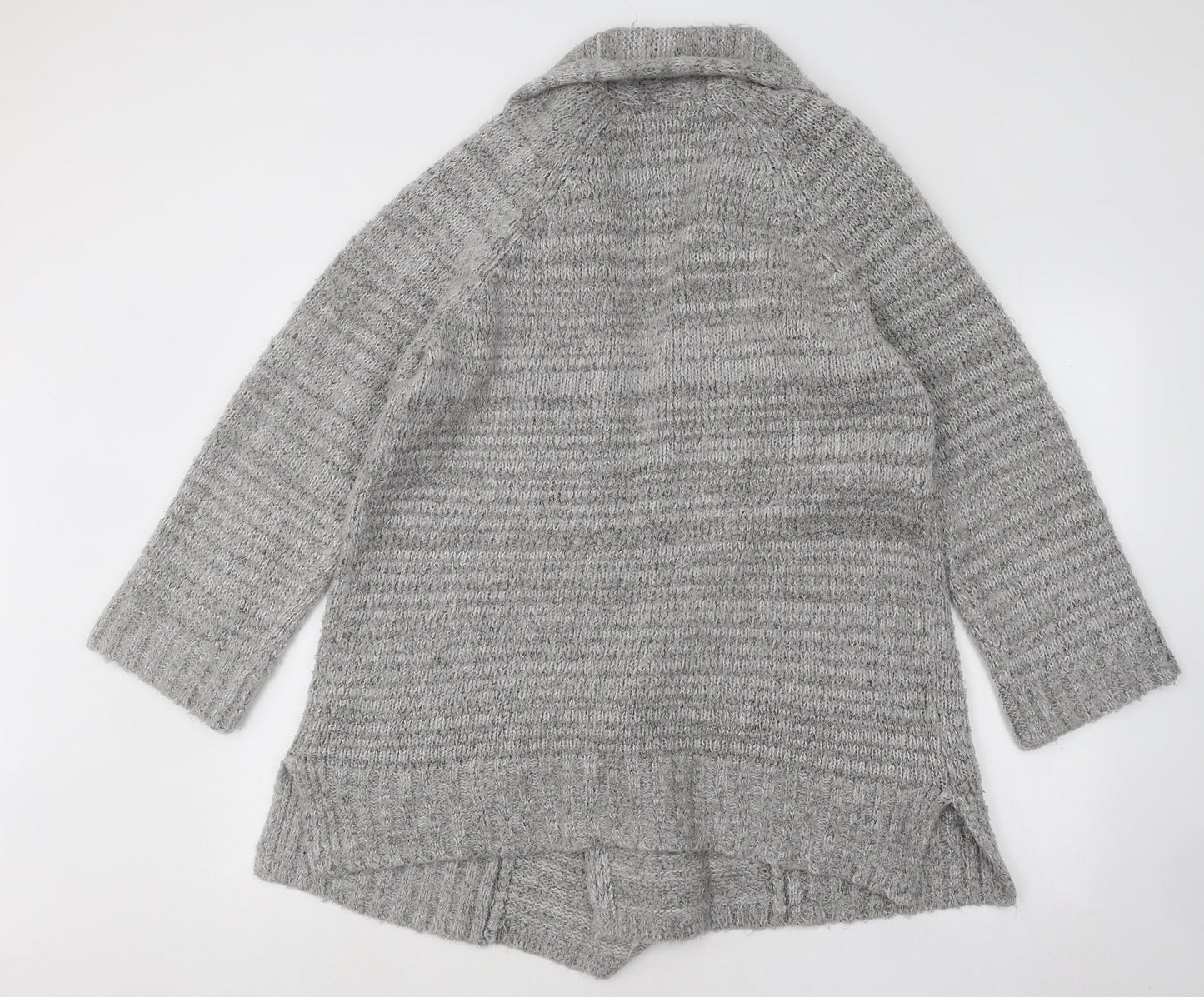 Womens UK Size 12 Cherokee Grey Cardigan Jumper