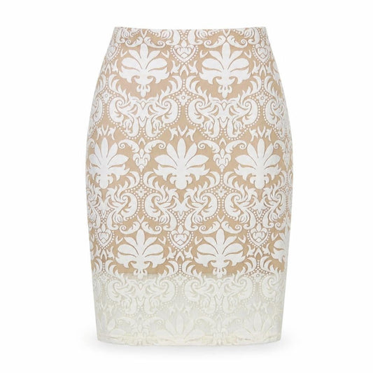 Womens UK Size 6 H&M Straight & Pencil Lace Skirt