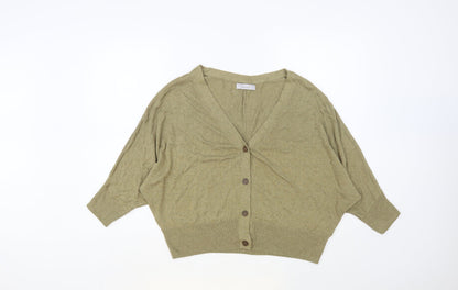 Womens UK Size L Per Una Beige Cardigan Jumper